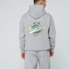 Vetements Pour Hommes Mercier | Sweat A Capuche Gris Chine Mercier World