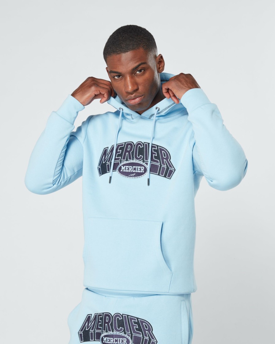 Vetements Pour Hommes Mercier | Capuche Mercier Court Bleu Placide