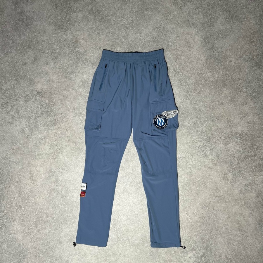 Vetements Pour Hommes Mercier | Cargos Bleu Cool Avec Badge Mercier Og