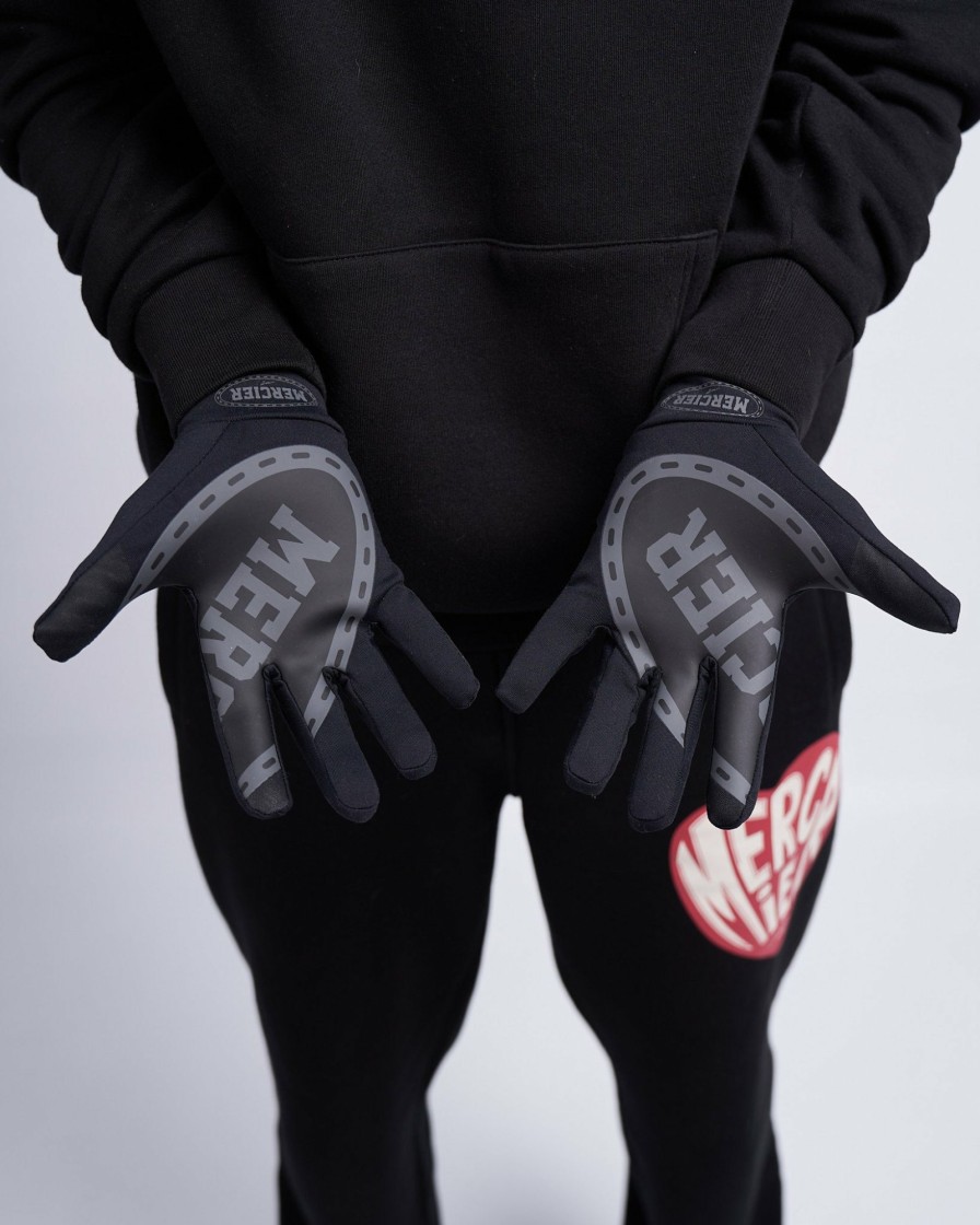 Vetements Pour Hommes Mercier | Gants Noirs Maison Tech Mercier