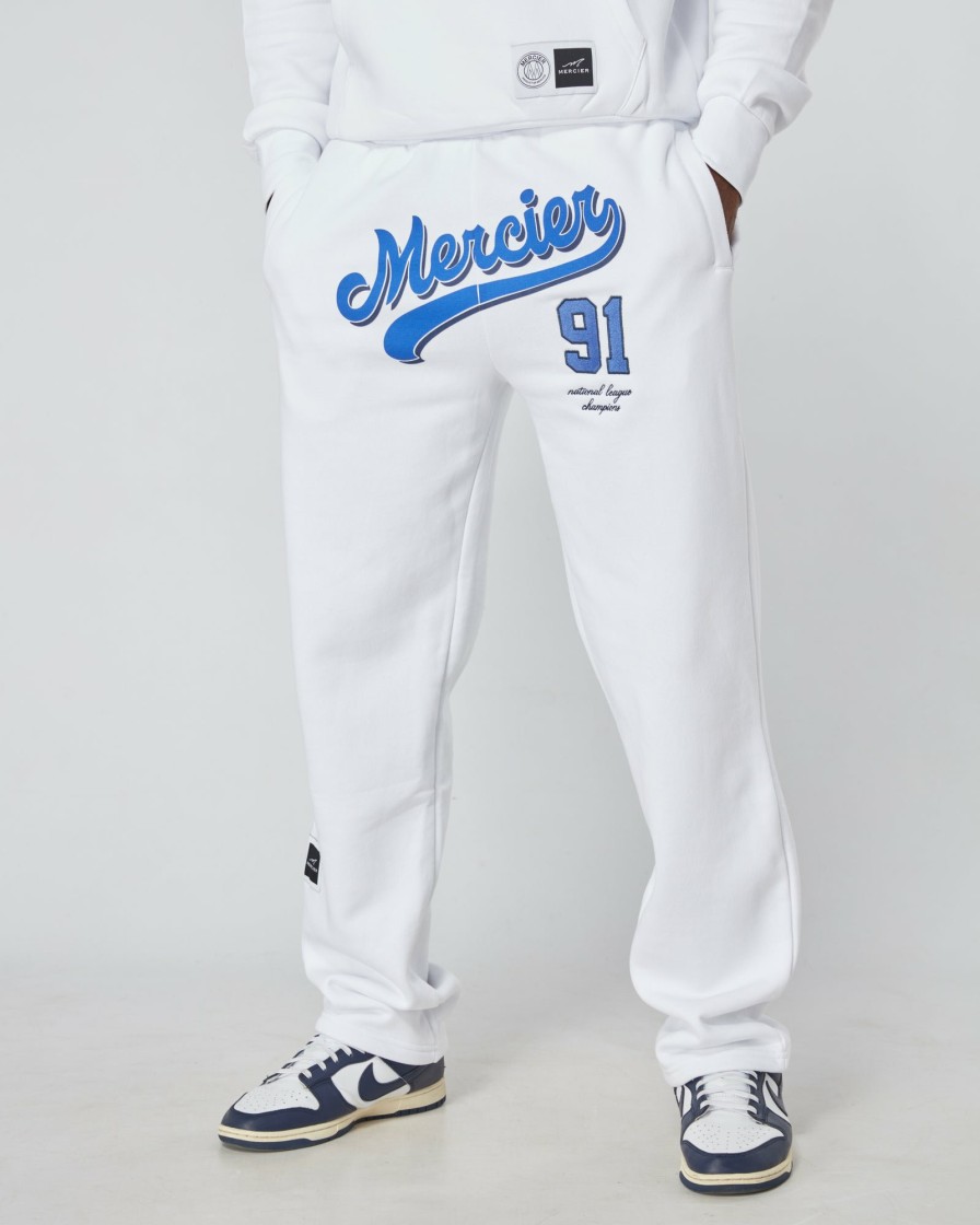 Vetements Pour Hommes Mercier | Pantalon De Jogging Emerson Mercier Blanc