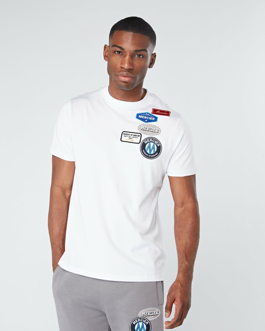 Vetements Pour Hommes Mercier | Mercier Original Badge Tshirt Blanc