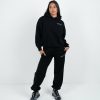 Vetements Pour Femmes Mercier | Pantalon De Jogging Mercier Noir Et Vert Pour Femme