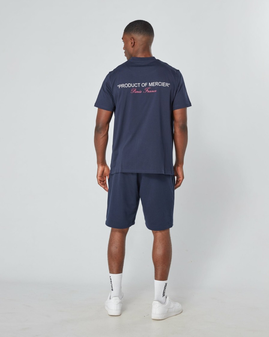 Vetements Pour Hommes Mercier | Short Produit De Mercier Bleu Marine