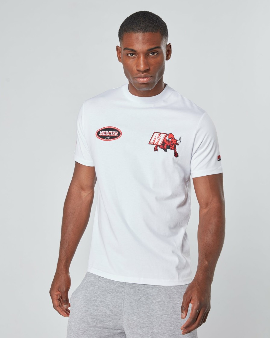 Vetements Pour Hommes Mercier | Tshirt Empire Mercier Blanc Rouge