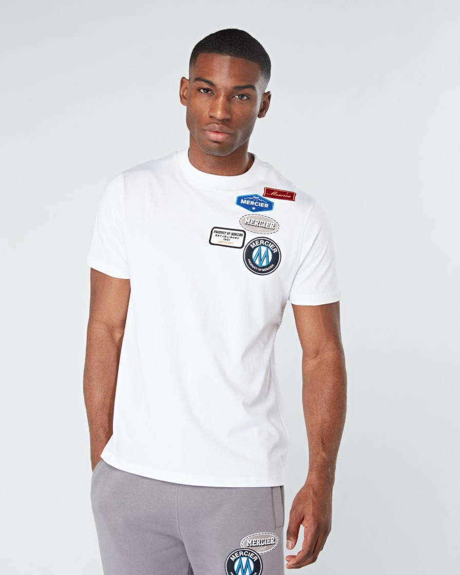 Vetements Pour Hommes Mercier | Mercier Original Badge Tshirt Blanc