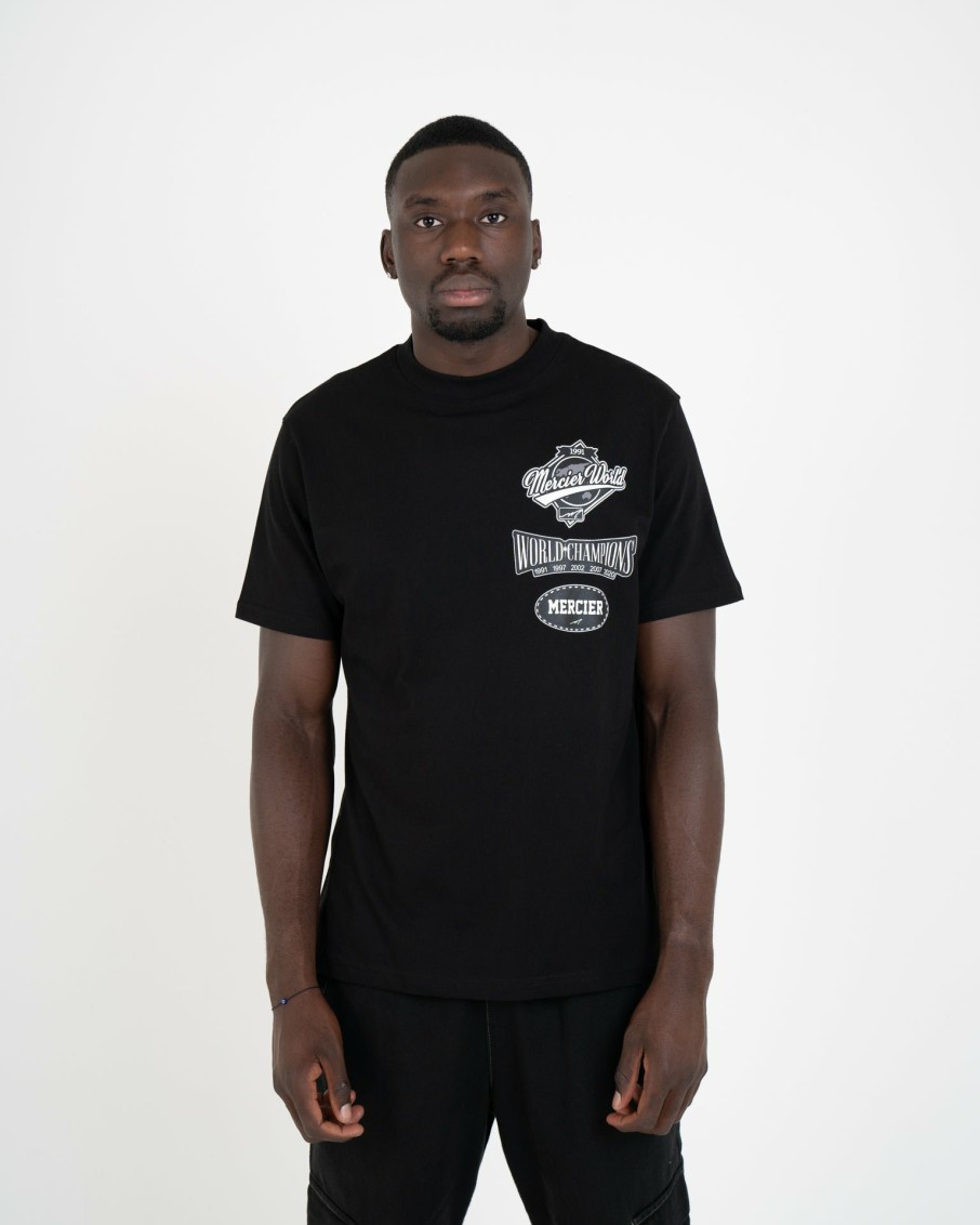 Vetements Pour Hommes Mercier | Tshirt Mercier Monde Noir