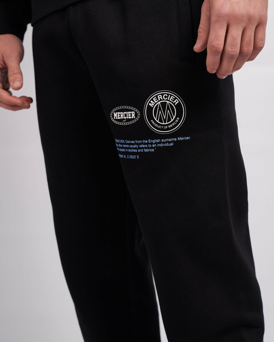 Vetements Pour Hommes Mercier | Pantalon De Jogging Caruso Noir Et Bleu Placide