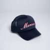 Vetements Pour Hommes Mercier | Casquette Trucker Signature En Mousse Bleu Marine