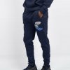 Vetements Pour Hommes Mercier | Pantalon De Jogging Mercier Og Bleu Marine A Badge