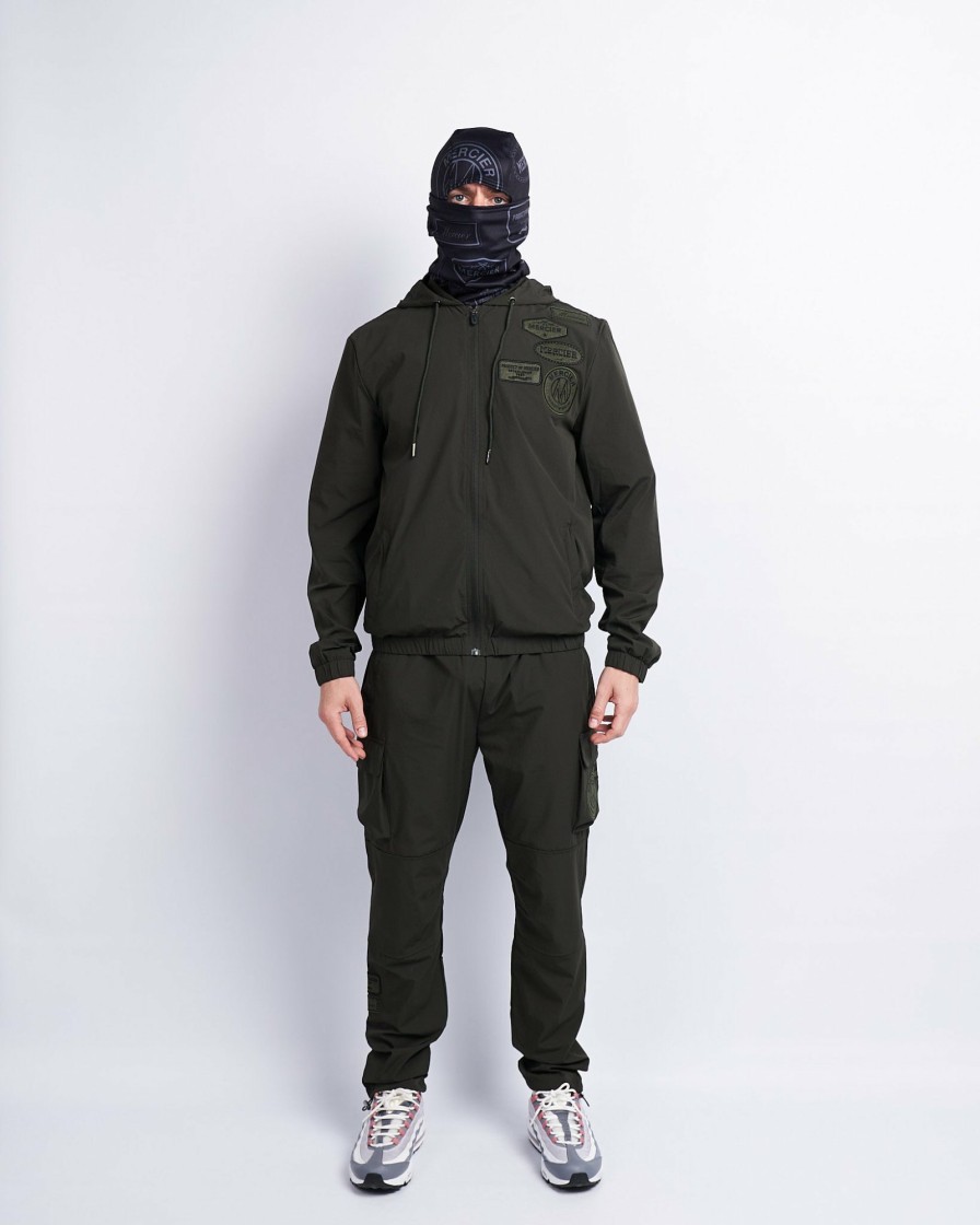 Vetements Pour Hommes Mercier | Cargo Kaki Mercier Og A Badge Ton Sur Ton