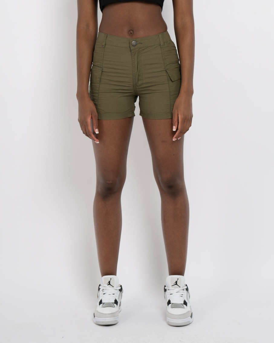 Vetements Pour Femmes Mercier | Short Cargo Kaki Mercier Perrier Femme