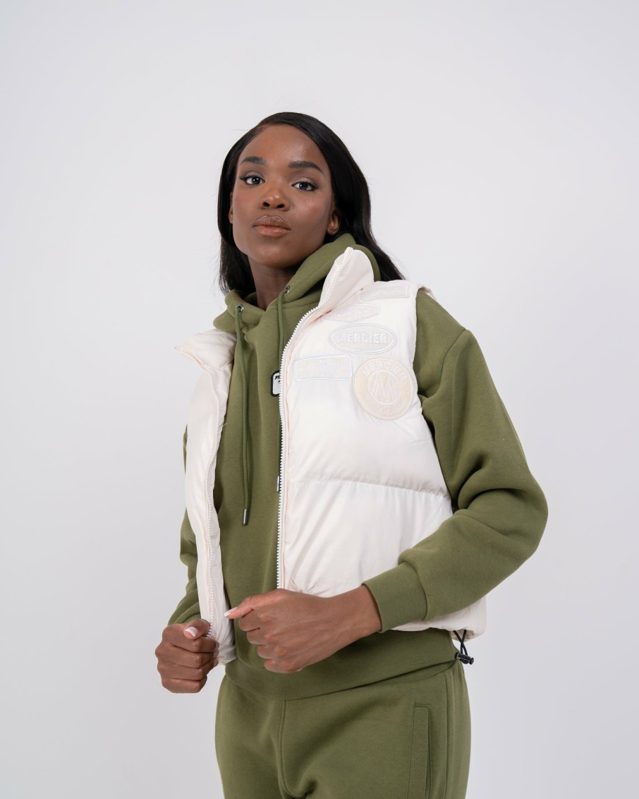 Vetements Pour Femmes Mercier | Femme Amande Mercier Tonal Badge Gilet