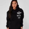 Vetements Pour Femmes Mercier | Sweat A Capuche Mercier World Noir Femme