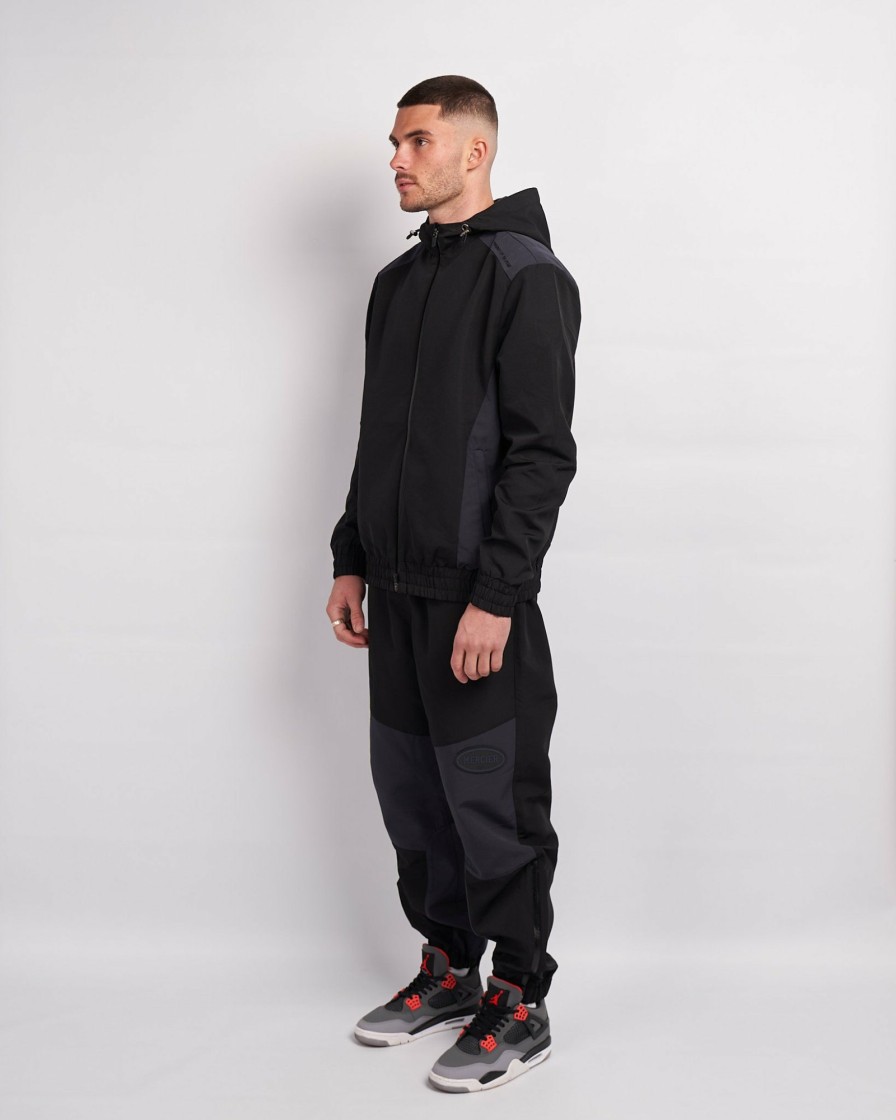 Vetements Pour Hommes Mercier | Cargos Utilitaires A Panneaux Gris Noir