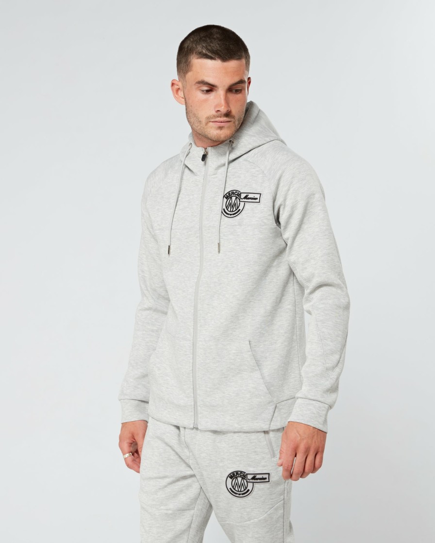 Vetements Pour Hommes Mercier | Haut Zippe De Survetement Mercier M-Tec Gris