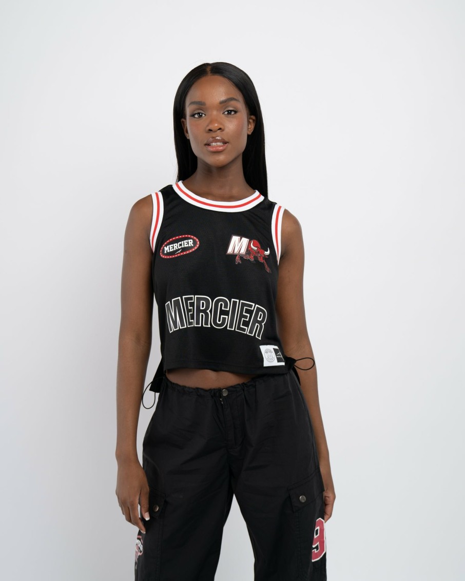 Vetements Pour Femmes Mercier | Gilet De Basketball Crawford Noir Pour Femme