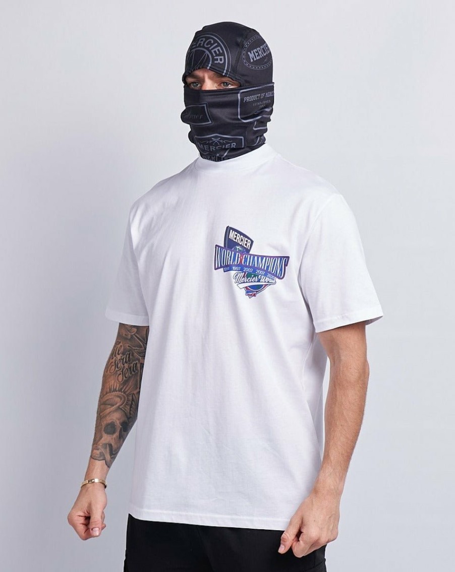 Vetements Pour Hommes Mercier | Tshirt Mercier La Serie Blanc