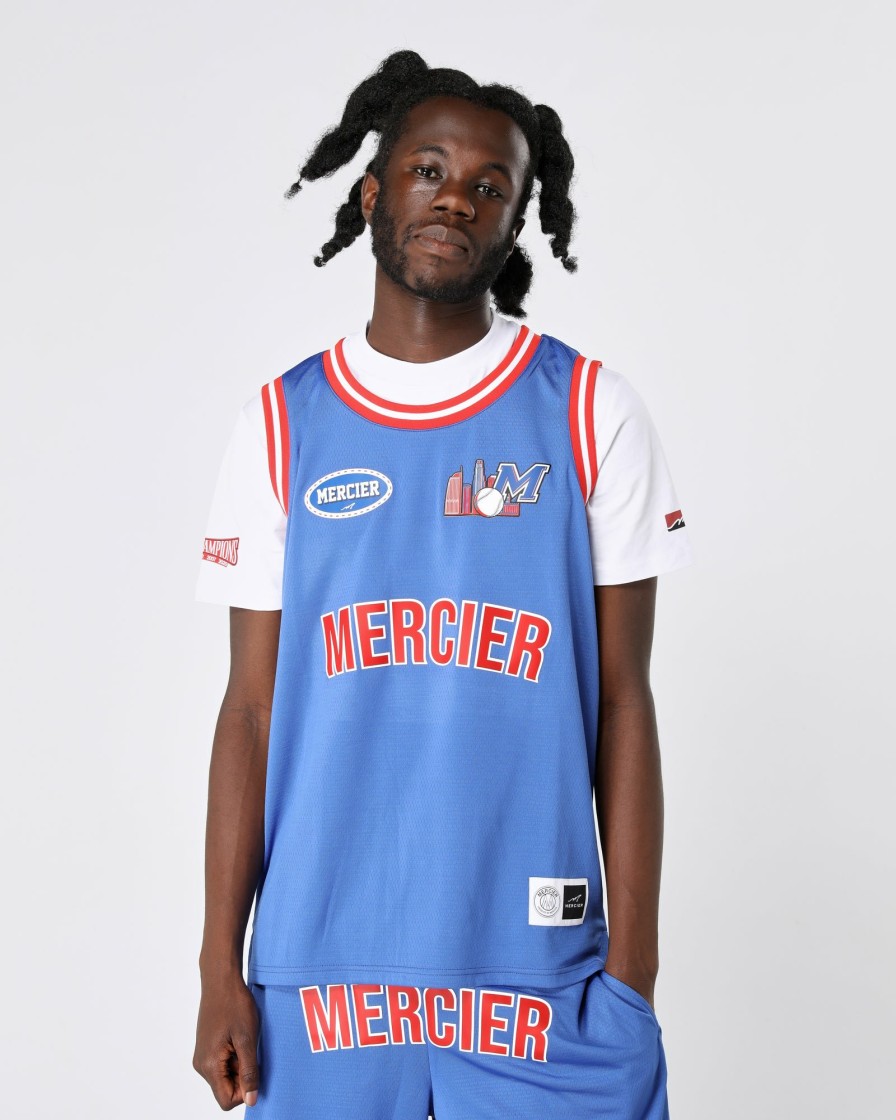 Vetements Pour Hommes Mercier | Gilet De Basket-Ball Crawford Bleu