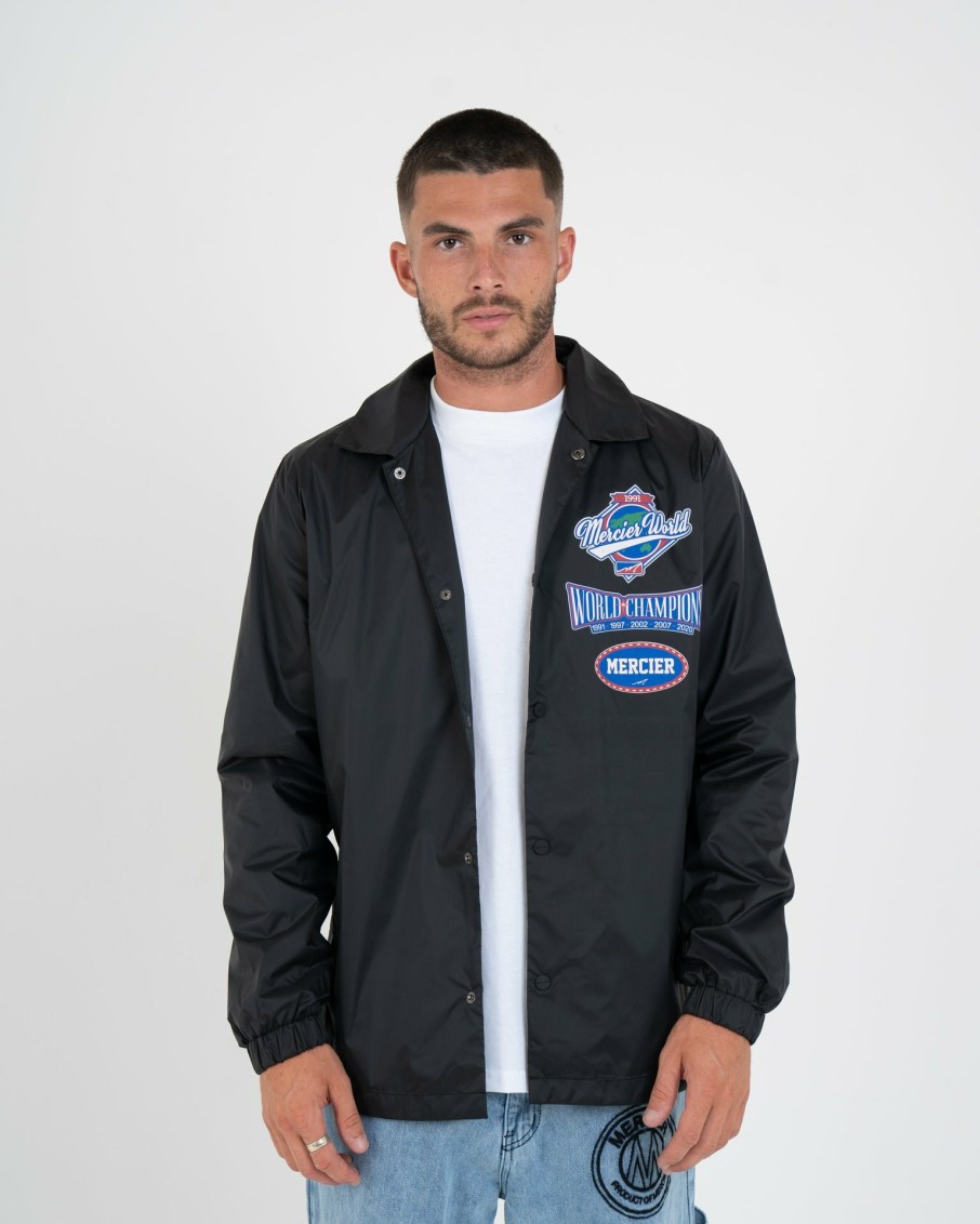 Vetements Pour Hommes Mercier | Veste Mercier World Coach Noire