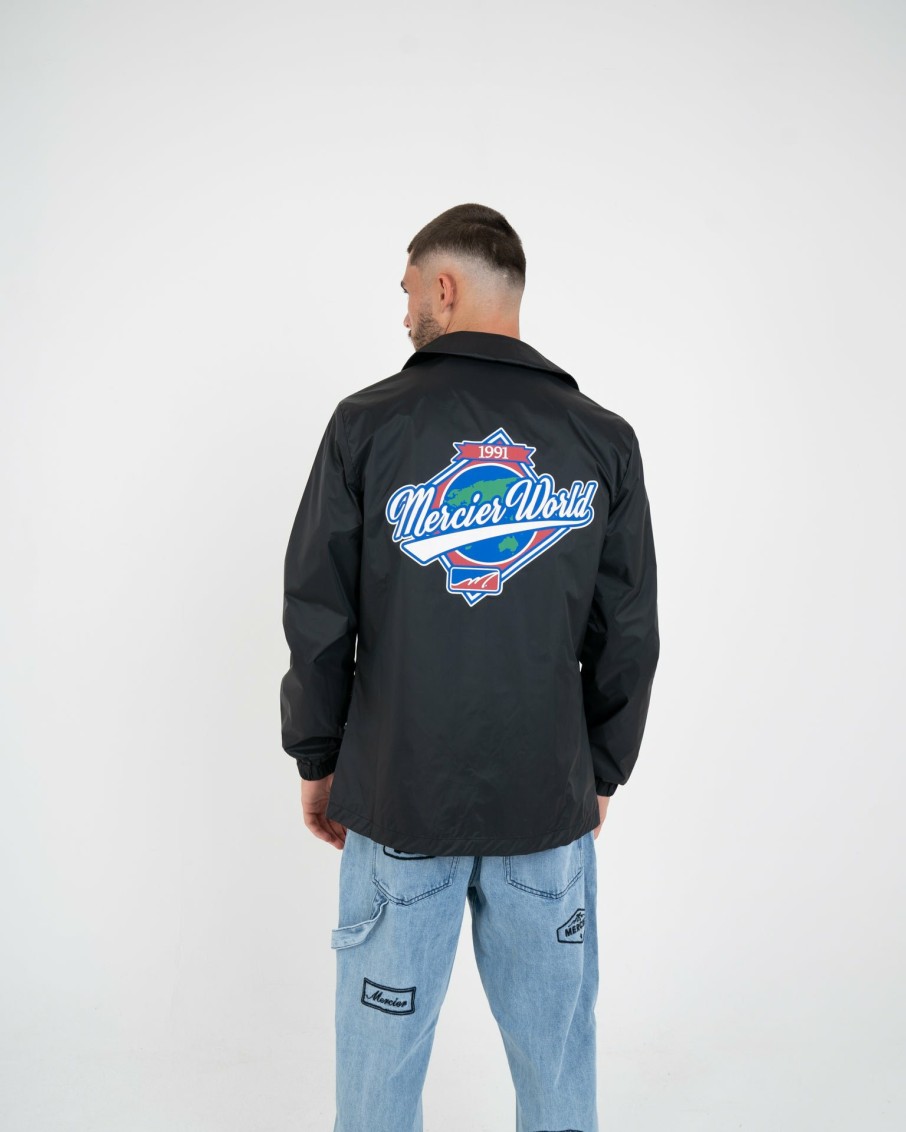 Vetements Pour Hommes Mercier | Veste Mercier World Coach Noire