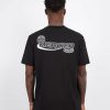 Vetements Pour Hommes Mercier | T-Shirt Noir Avec Badge Racer